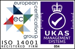 European certification ISO 4001 - UKAS Management System